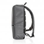 Práctica mochila de alta calidad para clientes color gris oscuro tercera vista