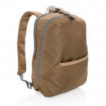 Mochila para llevar el portátil en el día a día color marrón septima vista