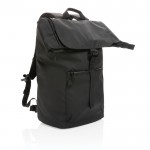 Mochila impermeable para PC portátil color negro quinta vista