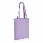 Bolsas de lona reciclada de 285 gr/m2 color violeta