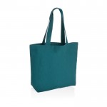 Bolsa de lona reciclada de 240 g/m2 color verde esmeralda