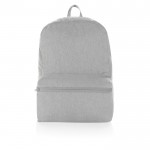 Mochila de lona reciclada 285 g/m2 sin teñir color gris segunda vista