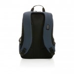 Mochila con USB, RFID y bolsillo para PC de 15,6'' color azul marino tercera vista