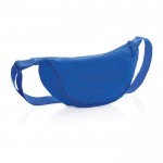 Bandolera ajustable de poliéster reciclado con gran compartimento color azul real