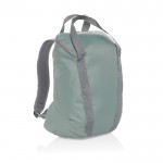 Mochila con diseño juvenil de RPET para PC con compartimentos 14” color verde