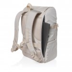 Mochila multiusos para fin de semana con espacio para PC 15,6” color beige quinta vista