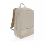 Mochila de RPET para PC con varios organizadores interiores 15,6” color beige