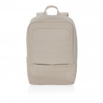 Mochila de RPET para PC con varios organizadores interiores 15,6” color beige segunda vista