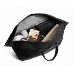 Bolsa de fin de semana espaciosa con bolsillo rápido 45L Bellroy color negro tercera vista