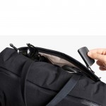 Bolsa de viaje de lona de RPET con capacidad 30L Bellroy color negro sexta vista