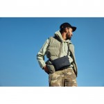 Bolsa bandolera espaciosa de RPET con asa ajustable 3,5L Bellroy color negro