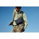 Bolsa bandolera espaciosa de RPET con asa ajustable 3,5L Bellroy color negro