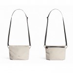 Bolsa bandolera espaciosa de RPET con asa ajustable 3,5L Bellroy color beige segunda vista