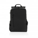 Mochila de RPET resistente al agua con bolsillo frontal PC 15,6” color negro segunda vista