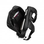 Mochila de RPET resistente al agua con bolsillo frontal PC 15,6” color negro séptima vista