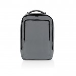 Mochila de RPET para viajar con capacidad para 19L y asa superior color gris segunda vista