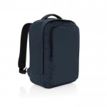 Mochila de RPET para viajar con capacidad para 19L y asa superior color azul marino