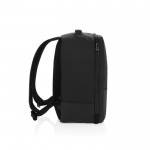 Mochila eco organizadora multiusos con interior forrado PC 15” color negro tercera vista