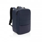 Mochila eco organizadora multiusos con interior forrado PC 15” color azul marino