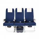 Mochila eco organizadora multiusos con interior forrado PC 15” color azul marino sexta vista