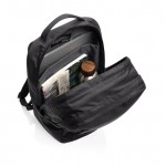 Mochila con bolsillo frontal con cremallera PC 15,6” Swiss Peak color negro séptima vista