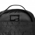 Mochila con bolsillo frontal con cremallera PC 15,6” Swiss Peak color negro octava vista