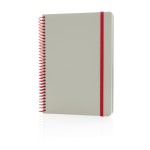 Cuadernos con anillas en espiral color rojo