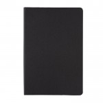 Libreta de tapa dura con certificación FSC color negro segunda vista