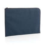 Elegante funda minimalista para portátil color azul marino cuarta vista