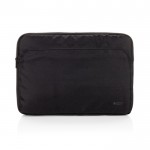 Funda de RPET con forro y bolsillo frontal Swiss Peak PC 15,6” color negro segunda vista