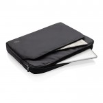 Funda de RPET con forro y bolsillo frontal Swiss Peak PC 15,6” color negro tercera vista