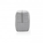 Neceser de lona reciclada de 285 g/m2 color gris quinta vista