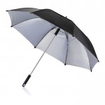 Paraguas publicitario con doble capa de tela color negro