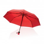 Paraguas pequeño antiviento color rojo septima vista