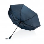Paraguas pequeño antiviento color azul marino tercera vista
