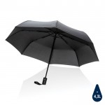 Paraguas de apertura y cierre con botón color negro