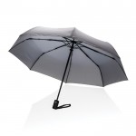 Paraguas de apertura y cierre con botón color gris oscuro septima vista