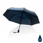 Paraguas de apertura y cierre con botón color azul marino