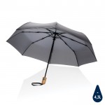 Paraguas de cierre y apertura automáticos color gris oscuro