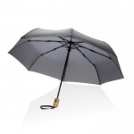 Paraguas de cierre y apertura automáticos color gris oscuro septima vista
