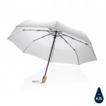 Paraguas de cierre y apertura automáticos color blanco