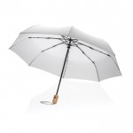 Paraguas de cierre y apertura automáticos color blanco septima vista