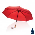 Paraguas de cierre y apertura automáticos color rojo