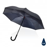 Paraguas reversible apertura manual color gris oscuro