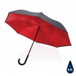 Paraguas reversible apertura manual color rojo