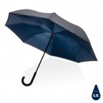 Paraguas reversible apertura manual color azul marino