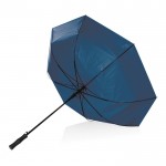 Paraguas grande con diseño a dos colores color azul marino tercera vista