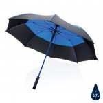 Paraguas antitormenta de dos colores color azul