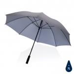 Paraguas manual de gran tamaño color gris oscuro