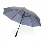 Paraguas manual de gran tamaño color gris oscuro quinta vista